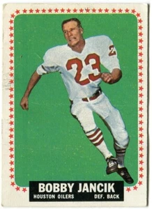 1964 Topps #77 Bobby Jancik Houston Oilers - Rookie Card - Short Print - Picture 1 of 2