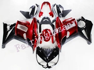 Fit for 2010-2015 Kawasaki Z1000SX Candy Red Black ABS Injection  Fairing Kit - Foto 1 di 6