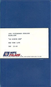 1995 pittsburgh steelers football highlights vhs nfl dvd rod woodson 2023 - Bild 1 von 1