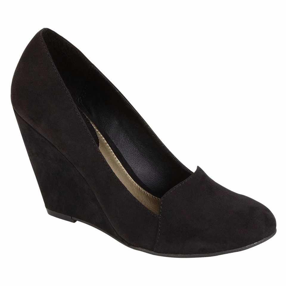  Zapatos de salón Attention para mujer negros Habana con cuña talla 9 medianos  Foto 1 de 1