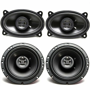 2) Hifonics ZS653 6.5" 3-Way Car Speakers + 2) 4x6" Coaxial 2-Way Speakers - Picture 1 of 8