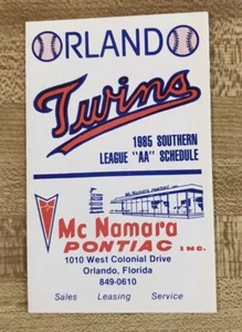 Orlando Twins Baseball Schedule - Picture 1 of 2
