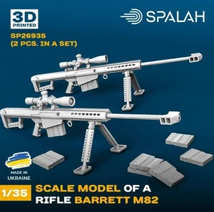 Spalah 26935 1:35 Juego de maquetas a escala "Rifle Barrett M82", (2 uds.) - Imagen 1 de 1