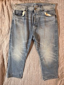 Essentials Fear Of God Men’s Button Fly Jeans Size 38 Waist 28 Length - Picture 1 of 5