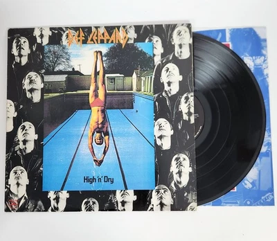 Def Leppard High 'N' Dry LP 1983 Mercury SRM-1-4021 PRC Translucent - Image 1 of 4