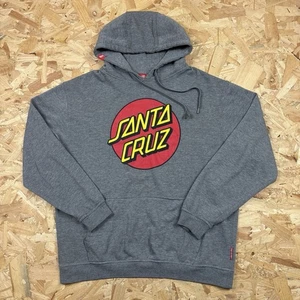 Santa Cruz Hoodie Size Medium Grey - Picture 1 of 8