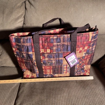 Bolso de mano Donna Sharp rústico a cuadros Faith número de artículo 26496 Foto 1 de 4