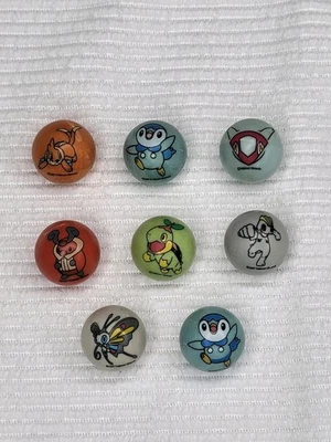 Pokémon Nintendo 2007 Jakks Pacific Canicas Lote de 8 - Set 9 Foto 1 de 4