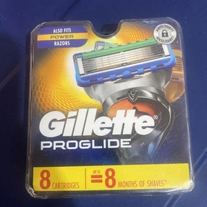 Gillette Proglide Power, Fits All Proglide & Fusion Razors, 8 Cartridges - Picture 1 of 4