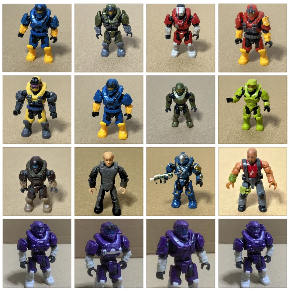 Mega Construx Bloks Halo Spartan Operator Agent Locke Master Chief 2 Inch Figure - Image 1 of 1