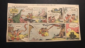 Vintage 1960’s The Flintstones Newspaper Comic Strip 0C25 - Bild 1 von 4