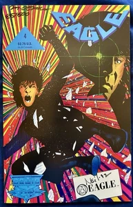 EAGLE: Dark Mirror Saga #4 - FIRMADO por Neil Vokes y Mike Oeming Comic Zone 1992 - Imagen 1 de 2