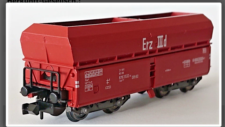 Fleischmann Track N 8520, 5 Piece Ore III D-Cars, NEW!!! UNPLAYED, ORIGINAL BOX - Image 1 of 1