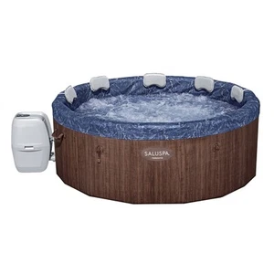 Bestway SaluSpa Toronto 7 Person Smart AirJet Plus Hot Tub & App Control, Brown - Picture 1 of 12
