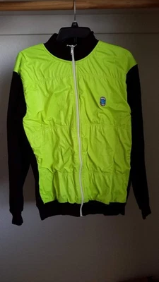 SEB Italy  Men M Yellow Neon Bright High Visibility Cycling Long Sleeve Jacket - Image 1 of 4