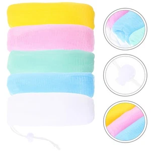 5 Pcs Travel Drawstring Loofah Soap Holder - Picture 1 of 12