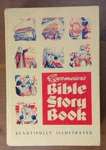 VTG 1955-Egermeier's Illustrated Bible Story Book- Hard Cover Standard Edition - Picture 1 of 17