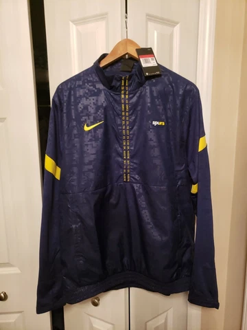 NWT Nike Men's Large Blue Tottenham Hotspur Track Jacket 20-21 Cover