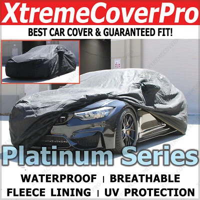 BMW 428I 435I 2014 2015 2016 gran cupé cubierta de coche impermeable con bolsillo espejo negro Foto 1 de 4