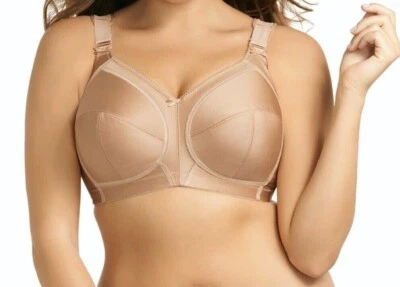Goddess Audrey Bra Size 38FF Nude Beige Skin Non Wired Support Full Cup 6121 New - Image 1 of 4