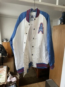Starter Houston Oilers Jacket Size 4XL - Picture 1 of 9