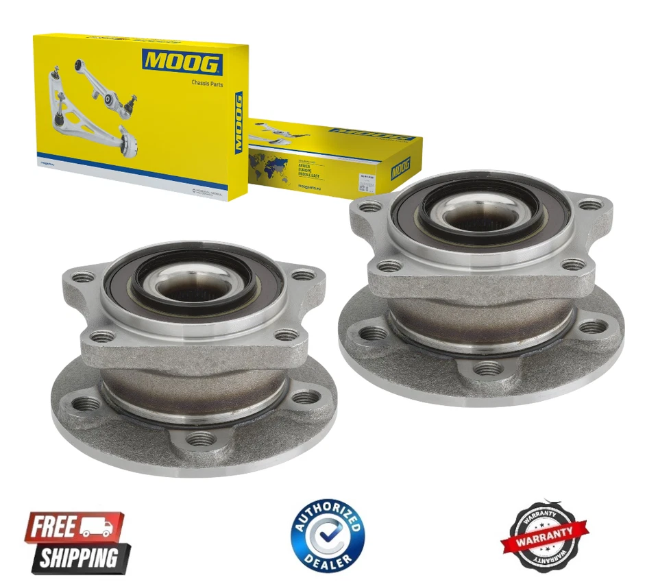 Conjunto de cojinetes y bujes de rueda trasera MOOG AWD para Volvo S60 S80 V70 XC70 con ABS Foto 1 de 1