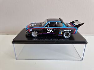 Spark Hachette 1/43 BMW 3.5 CSL Posey/de Fierlandt/Grohs - #42 Le Mans 1976