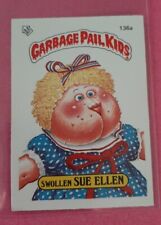 GARBAGE PAIL KIDS 136a - Swollen Sue Ellen - 1986 Vintage UK Series Trading Card