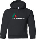 Air Atlantis Retro Logo portugiesisches Flughafen Kapuzenpullover
