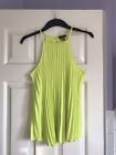 LIME GREEN PLEATED TOP 8