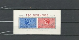 SWITZERLAND EUROPE MNH SOUVENIR SHEET HCV XXX ( HELV 192) - Picture 1 of 1