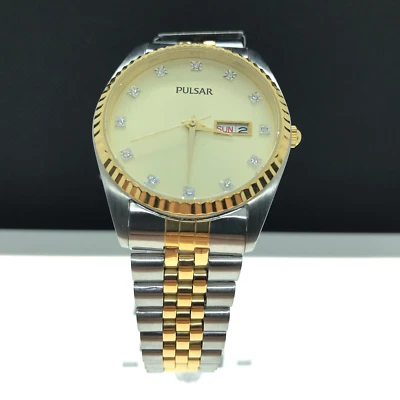 Reloj Hombre Pulsar Swarovski Cristal Vestido PXF284 Foto 1 de 3