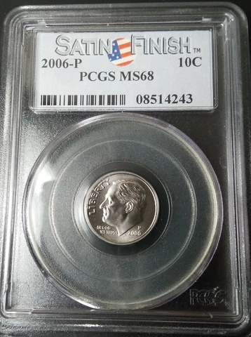 2006-P S1OC FRANKLIN ROOSEVELT-DIME PCGS ULTRA-SUPERB SATIN MS-68 HIGH-GRADES Cover