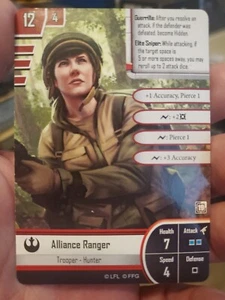 Star Wars Imperial Assault Alliance Ranger Alternate Art Promo Card FFG - Picture 1 of 2