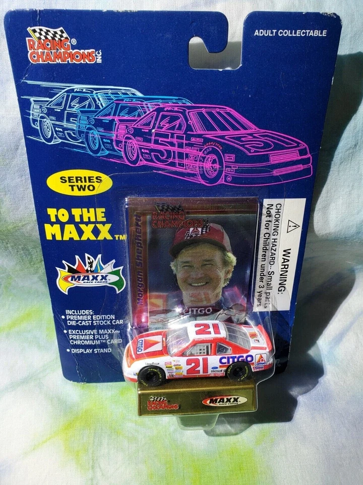NASCAR MAXX Racing Champions 1995 #21 Morgan Sheperd CITCO coche fundido a presión 1:64 Foto 1 de 1