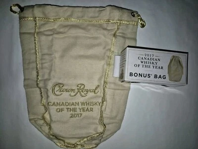 Crown Royal 包 Northern Harvest Rye 2017 年度威士忌包带盒 罕见 — 第 1/4 张图片