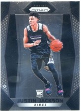 2017-18 PANINI PRIZM ROOKIE RC JUSTIN JACKSON NO. 27
