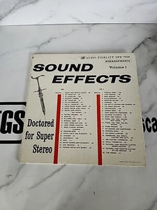 SOUND EFFECTS VOLUME 1 1960 VINYL LP RECORD GATEFOLD COVER EXCELLENT - Picture 1 of 5
