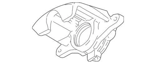 Genuine GM 2002-2009 Chevrolet GMC Buick Oldsmobile Right Brake Caliper 89027178 - Image 1 of 2