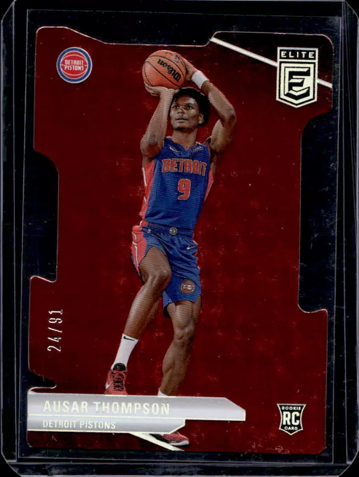 2023-24 Donruss Elite Ausar Thompson Aspirations Die-Cut Rookie RC #24/91