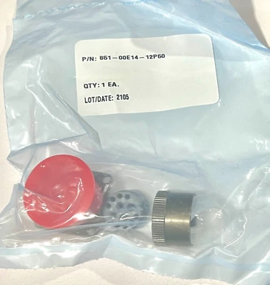 851-00E14-12P50  Conn Circular PIN 12 POS Solder ST Flange Mount 12 Terminal 1 - Image 1 of 2