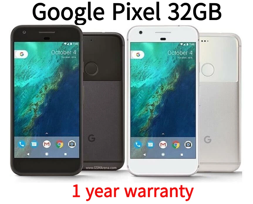 Google Pixel 32GB+4GB 5.0"12MP 2770mAh 4G LTE Unlocked Smartphone New Sealed - Image 1 of 4