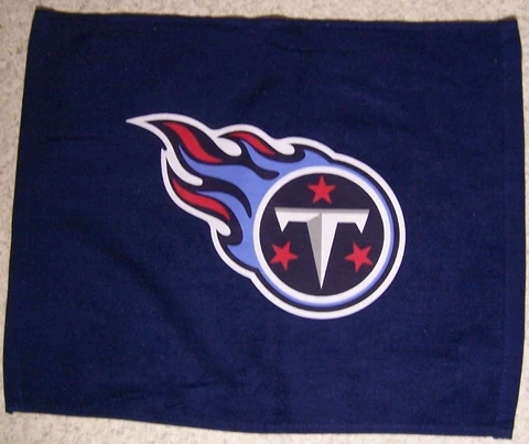NFL Rally Fan Towel Tennessee Titans NEW Golf Crying Hand 100% Cotton Cover