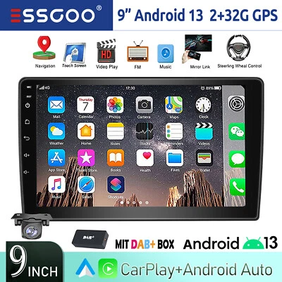 Für Peugeot Boxer Citroen Jumper Carplay Android 13 Autoradio GPS Navi DAB+ KAM - Bild 1 von 4