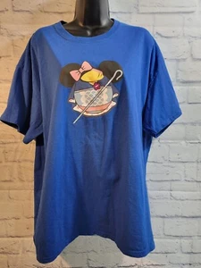 Disney Pixar Design Size XL Minnie Mouse Bo Peep Blue Short-sleeve T-shirt Tee - Picture 1 of 4