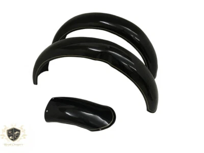 Fit For Norton Es2 Black Painted Front And Rear Mudguard Set - Изображение 1 из 4