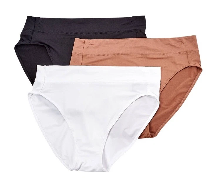 NWT Three Pair Women’s 1X Rene Rofe Hi-Cut Panties Muffin Top Smoothing - Image 1 of 1