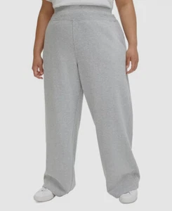 Calvin Klein Women's Gray Wide-Leg High-Waist Sweatpants Pants Plus Size 3X - Picture 1 of 3