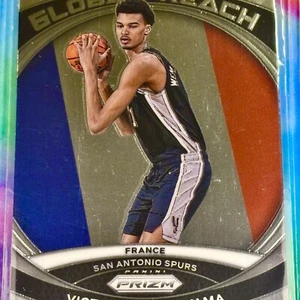 2023-24 Prizm Global Impact Insert Victor Wembanyama Rookie Card RC - Picture 1 of 7