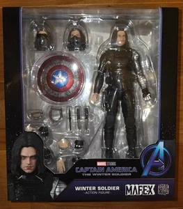 MAFEX MARVEL Studio Captain America The WINTER SOLDIER Action Figure  No.203 New - Picture 1 of 2